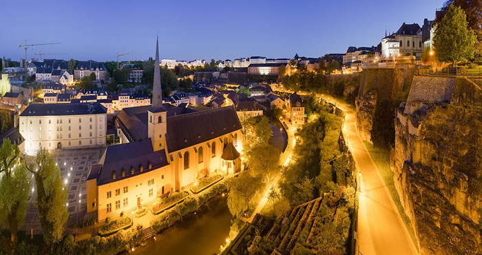 La ville de Clervaux Luxembourg