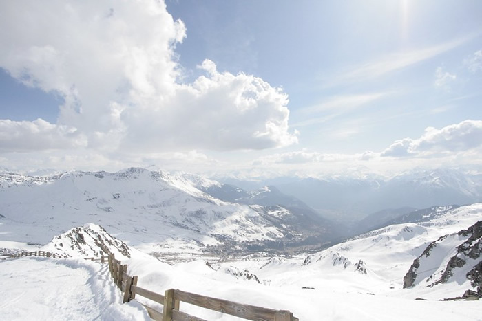 Vue de la station de ski de Valmorel