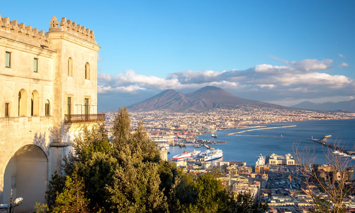 Visite de la ville de Naples en Italie