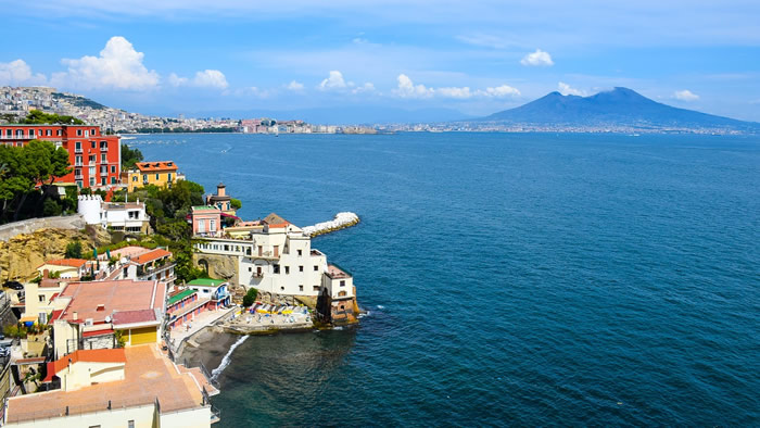 La ville de Naples en Italie